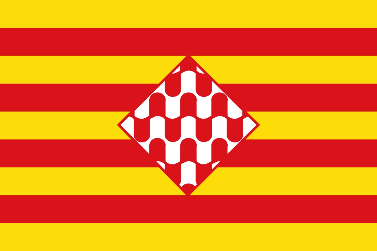 Флаг провинции Жирона (Gerona)