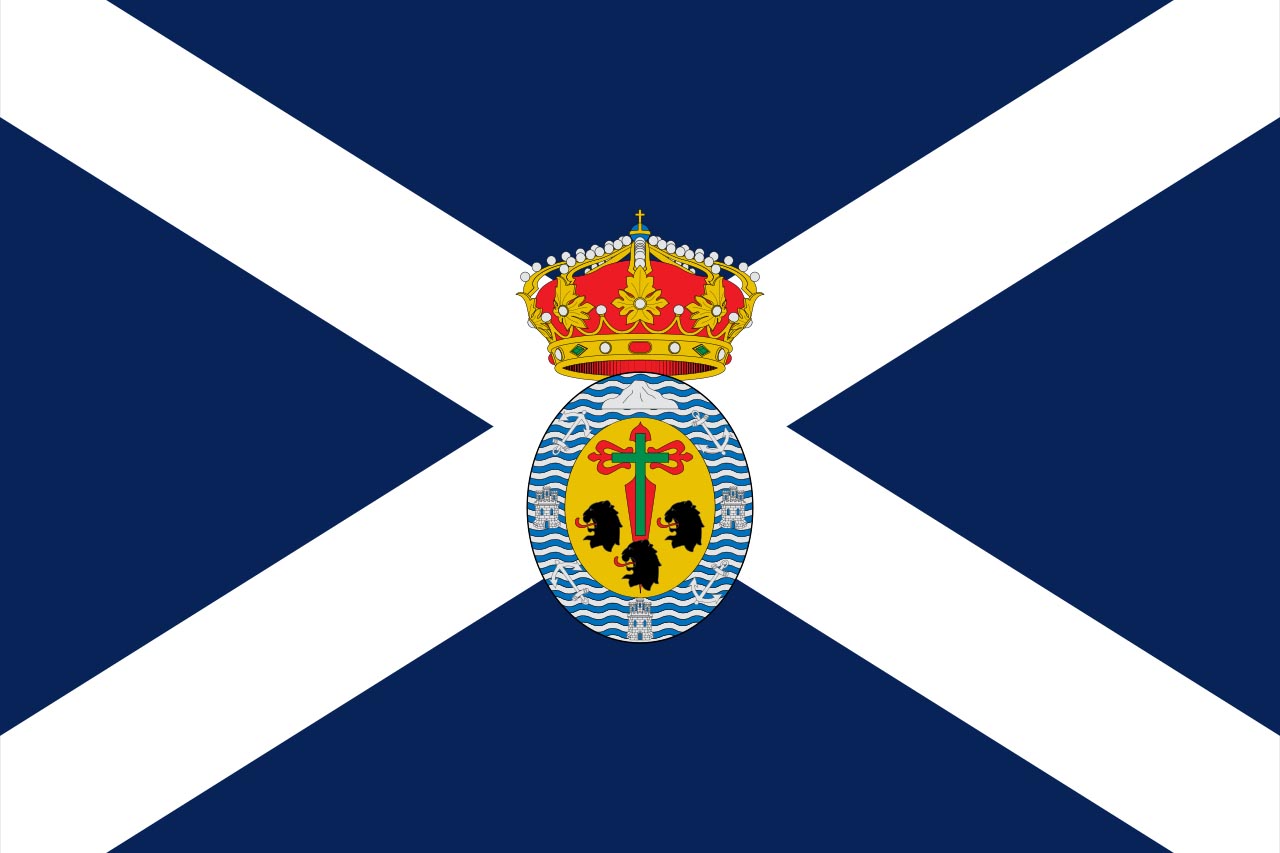 Флаг провинции Санта-Крус-де-Тенерифе  (Santa Cruz de Tenerife)