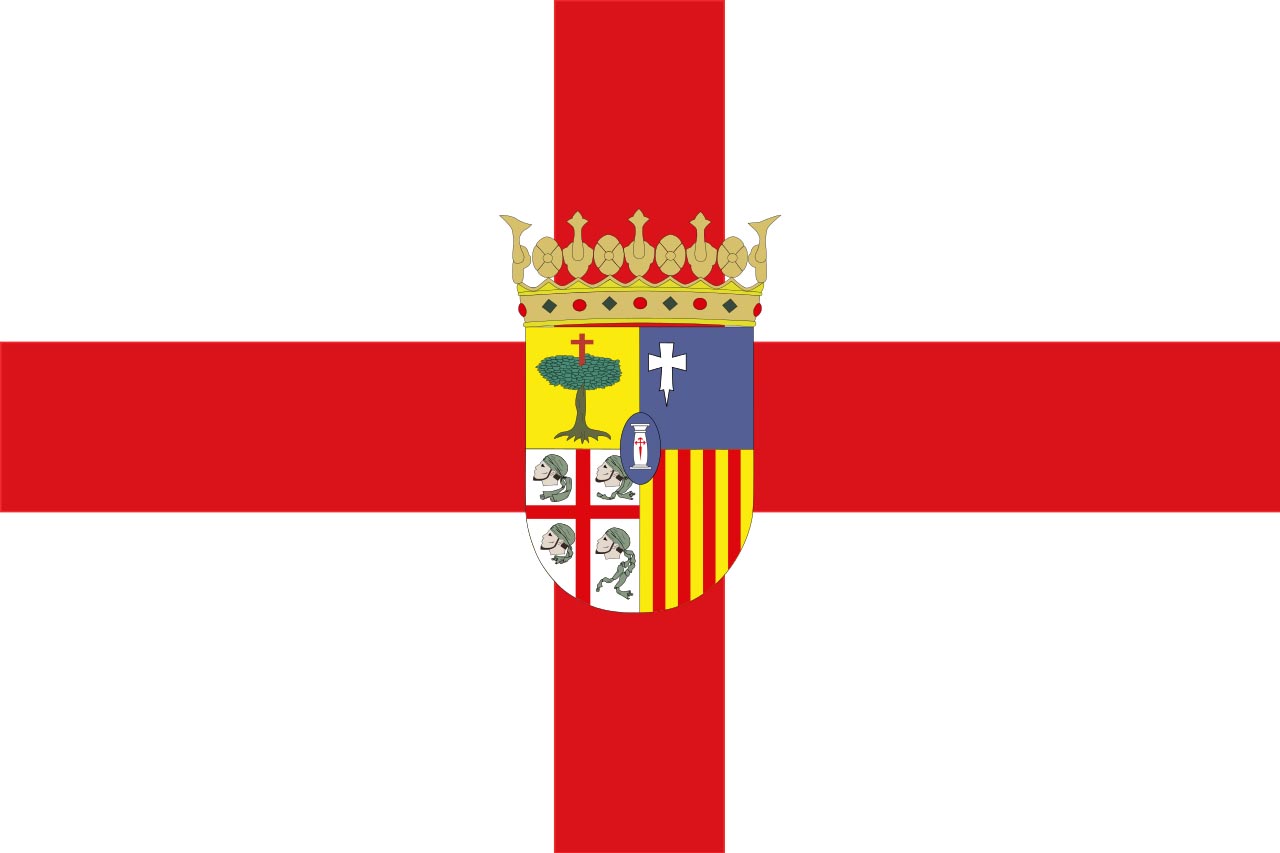 Флаг провинции Сарагоса (Zaragoza)