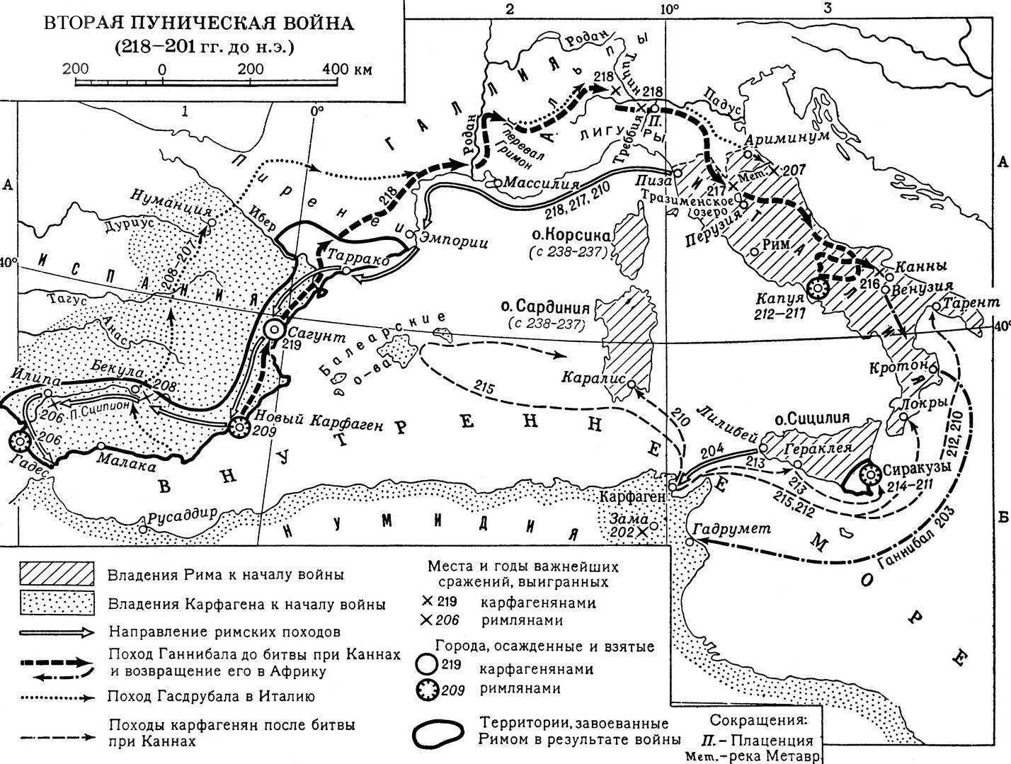 Вторая Пуническая война (218—201 гг. до н. э.)