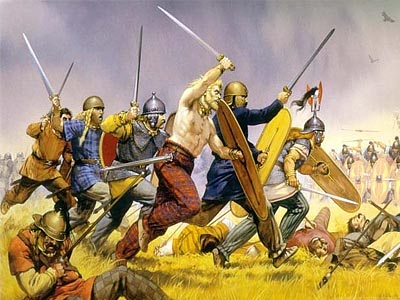Противостояние варварских племен и римской армии в Испании