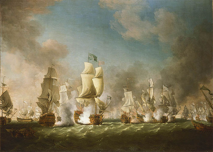Война четверного альянса (1718 - 1720 г.г.). Битва у мыса Пассаро