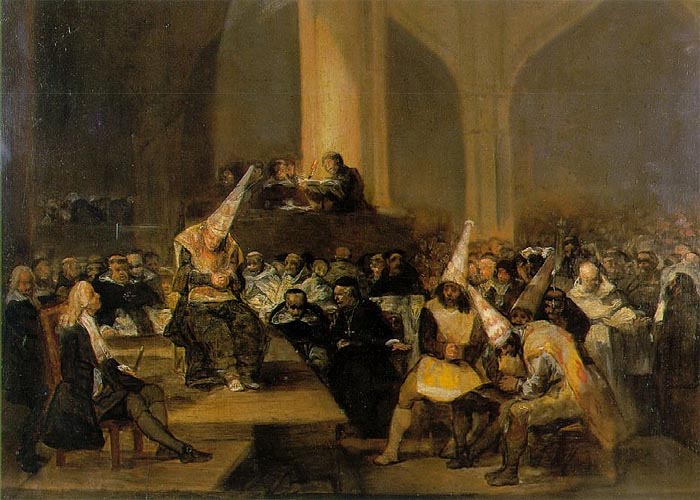 Трибунал инквизиции, картина Франсиско Гойи