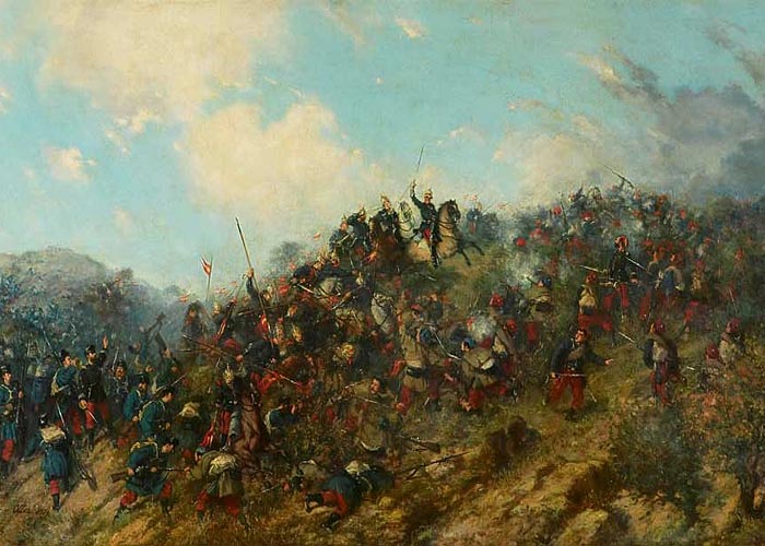 Вторая карлистская война (1872 - 1876 г.г.) Битва при Тревино