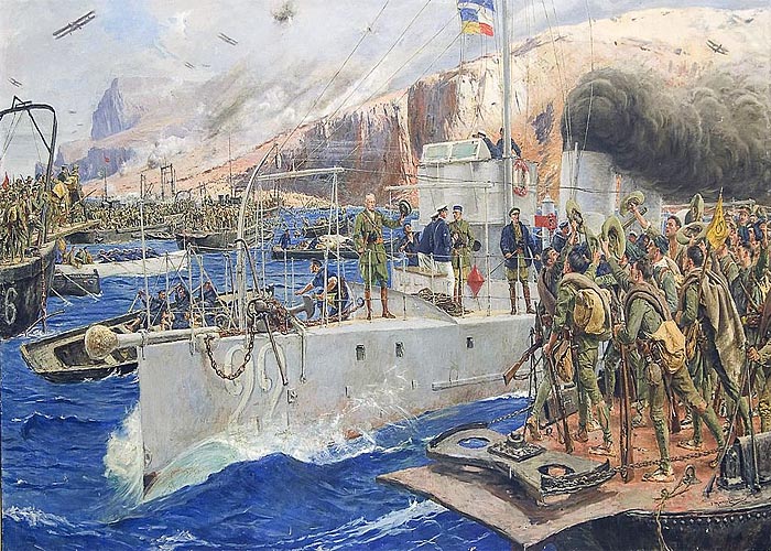 Рифская война (1921 - 1926 г.г.). Высадка испанского десанта в Алусемасской бухте