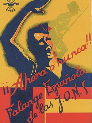Плакат партии Испанская фаланга