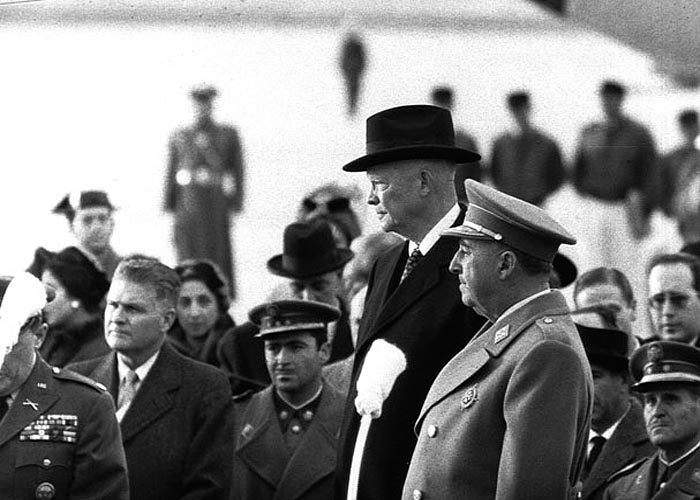 Ф.Франко и Президент США Д.Д. Эйзенхауэр (1959 г.)