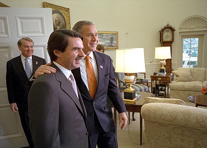 Встреча Х. М. Аснара и Дж. Буша в Белом доме (ноябрь 2001 г.)