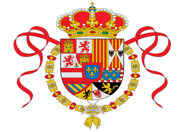 Флаг Испании в период 1701 - 1760 г.г.