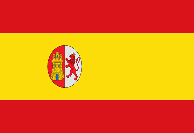 Флаг Испанской республики (1873-1874 г.г.)