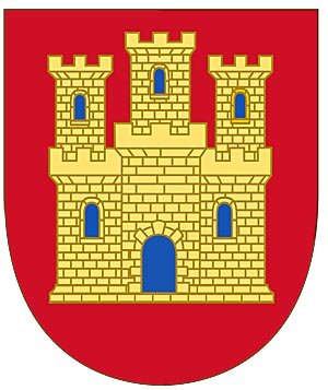 Первая четверть герба Испании - герб королевства Кастилия