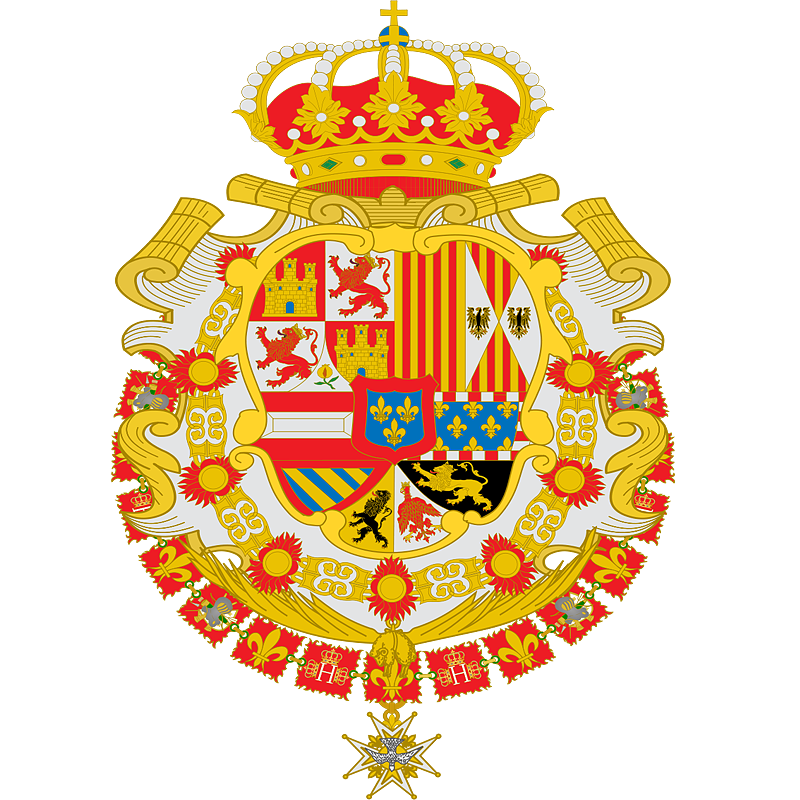 Герб Испании в 1700 - 1759 г.г.